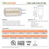 CBconcept UL-Listed, JCD 120 Volt GY6.35 LED Light Bulb, 5-Pack, 3 Watt, 330 Lumen, Warm White 3000K, 360 Beam Angle, 35W Equivalent, G6.35/GY6.35 Halogen/Xenon/Incandescent Replacement Bulb view 4