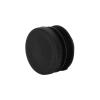 Flyshop Black Chair Table Legs Plastic Cap Ribbed Tube Insert Pipe Plug 10 Pcs Round 22 mm, 7/8" OD view 4