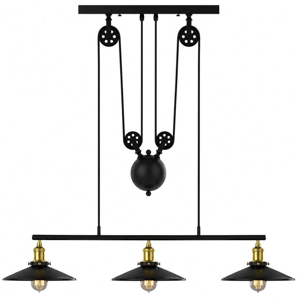 WINSOON 3-Pendant Light Dining Room Light Fixture, Kitchen Island Lighting