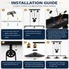 WINSOON 3-Pendant Light Dining Room Light Fixture, Kitchen Island Lighting view 4
