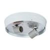B&P Lamp Flush Mount 8 Inch Wired Shade Holder (Grey) view 2