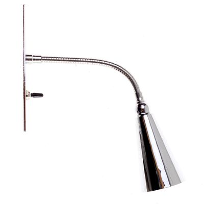MLE Hotel Lighting 8LIB165M01 LIBRA LED Reading Light, Polished Chrome, Recessed Mount