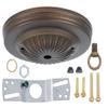 B&P Lamp Antique Bronze Canopy Kit view 3