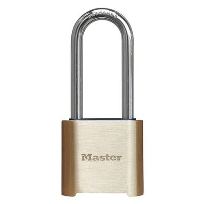 Combination Padlock, Bottom, Gold/Silver