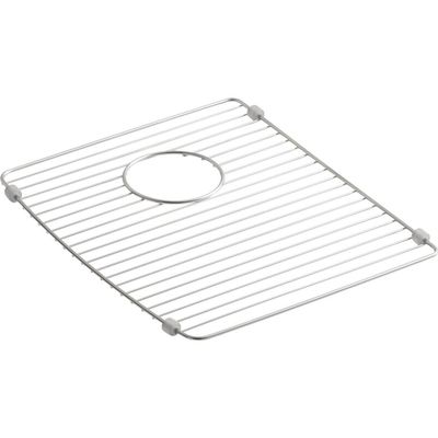 Kohler Deerfield Sink Right Basin Sink Rack, Stainless Steel, 15-3/8" X 13-1/16"