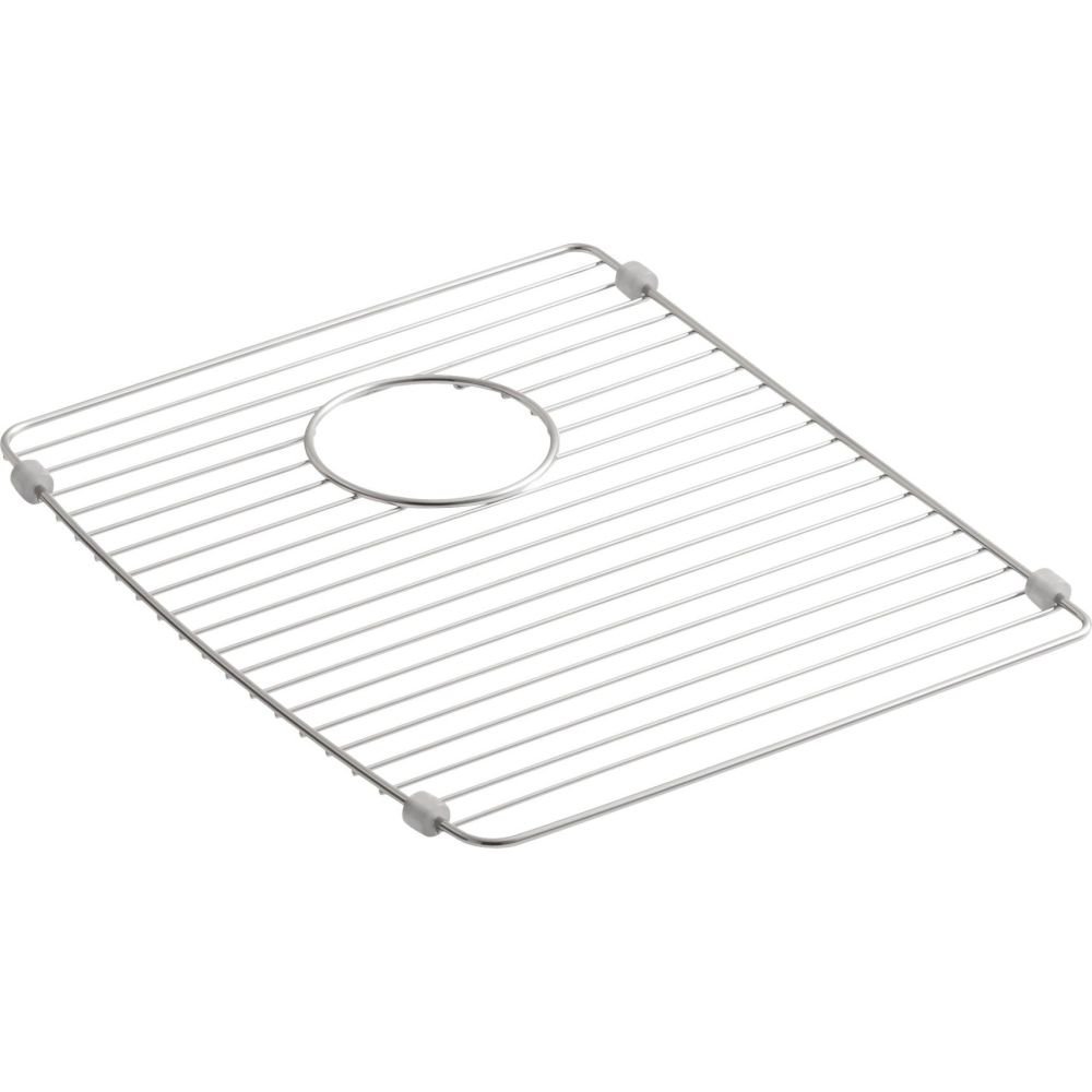 Kohler Deerfield Sink Right Basin Sink Rack, Stainless Steel, 15-3/8" X 13-1/16"