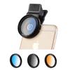Zomei 5 in 1 Universal 37mm Cell Phone Clip-On Graduated Gray Orange Blue Red Filter Kit Camera Lens with Universal Clip for iPhone Huawei Samsung Xiaomi Smartphones view 1
