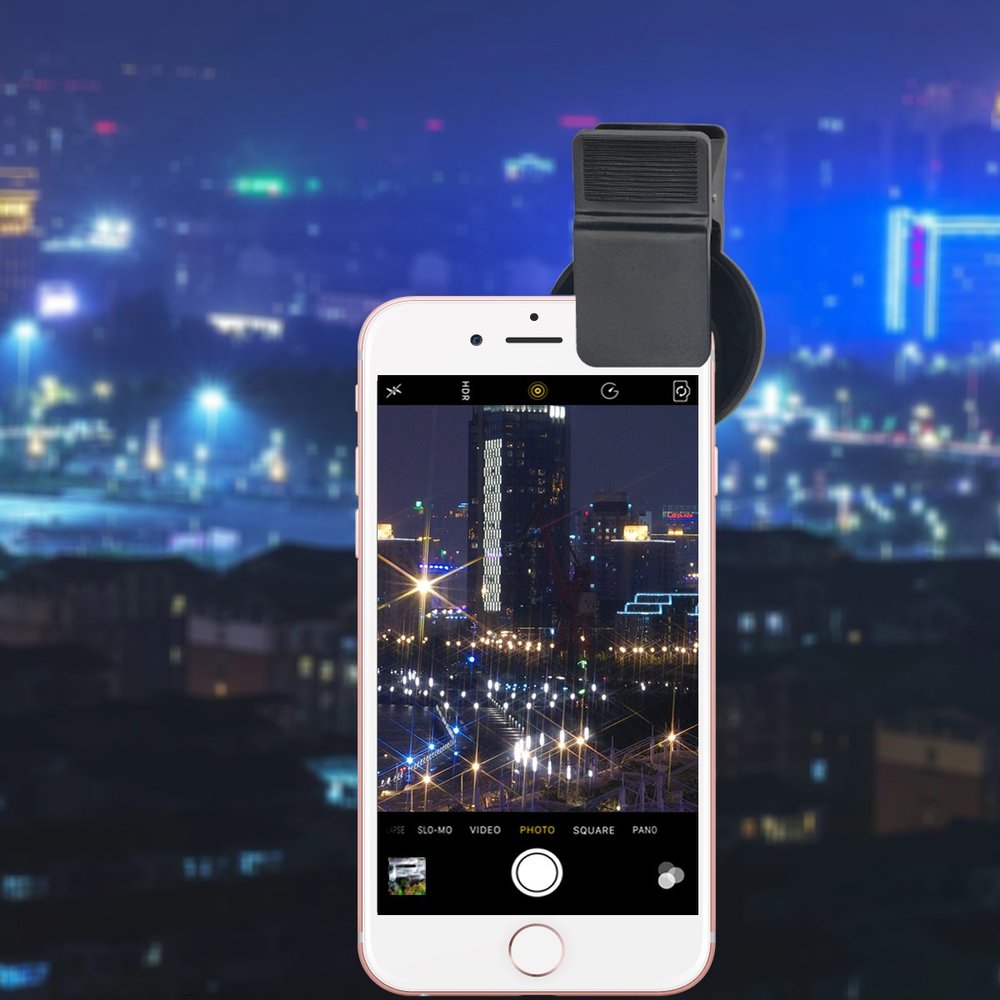 Zomei Professional Mobile Phone 37mm 6 Line Star Filter with Clip for iPhone Huawei Samsung Xiaomi Smartphones