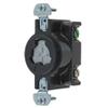 Hubbell HBL23000HG Hubbellock Receptacle for Hospital Use, 2 Pole 3 Wire, 20 amp, 125V view 1