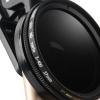 Zomei 37mm Cell Phone Camamera Lens Professional ND Circular Filter ND2-ND400 for Samsung Most Smartphones view 3