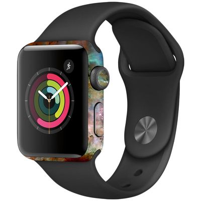 MightySkins Skin Compatible with Apple Watch Series 2 38mm - Space Cloud | Protective, Durable, and Unique Vinyl Decal wrap Cover | Easy to Apply, Remove, and Change Styles | Made in The USA