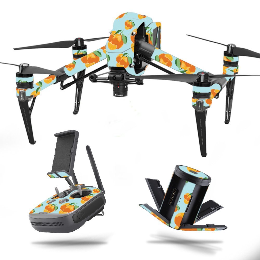 MightySkins Skin Compatible with DJI Inspire 2 - Orange You Glad | Protective, Durable, and Unique Vinyl Decal wrap Cover | Easy to Apply, Remove, and Change Styles | Made in The USA