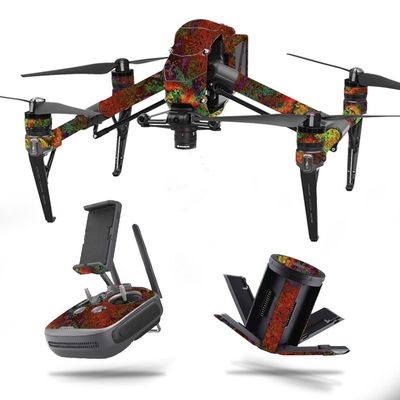 MightySkins Skin Compatible with DJI Inspire 2 - Rust | Protective, Durable, and Unique Vinyl Decal wrap Cover | Easy to Apply, Remove, and Change Styles | Made in The USA