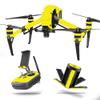 MightySkins Skin Compatible with DJI Inspire 2 - Solid Yellow | Protective, Durable, and Unique Vinyl Decal wrap Cover | Easy to Apply, Remove, and Change Styles | Made in The USA view 1