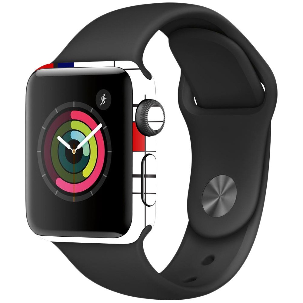 MightySkins Skin Compatible with Apple Watch Series 2 38mm - Deco | Protective, Durable, and Unique Vinyl Decal wrap Cover | Easy to Apply, Remove, and Change Styles | Made in The USA