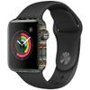 MightySkins Skin Compatible with Apple Watch Series 2 38mm - Cabin Stripes | Protective, Durable, and Unique Vinyl Decal wrap Cover | Easy to Apply, Remove, and Change Styles | Made in The USA view 1