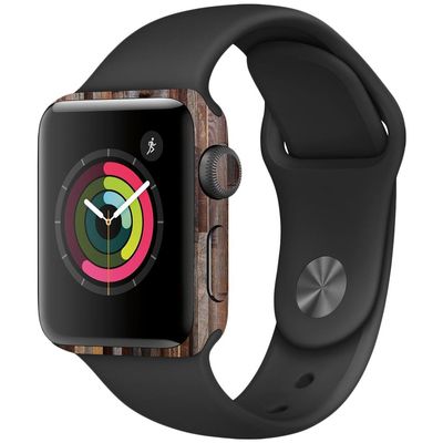 MightySkins Skin Compatible with Apple Watch Series 2 38mm - Woody | Protective, Durable, and Unique Vinyl Decal wrap Cover | Easy to Apply, Remove, and Change Styles | Made in The USA