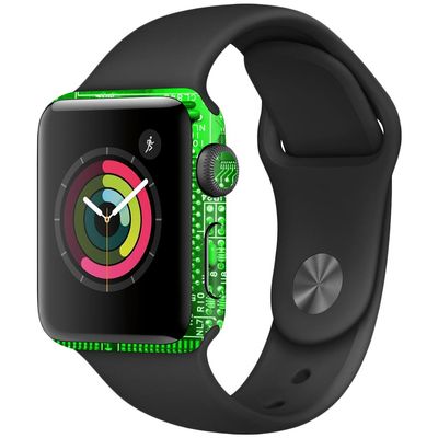 MightySkins Skin Compatible with Apple Watch Series 2 38mm - Circuit Board | Protective, Durable, and Unique Vinyl Decal wrap Cover | Easy to Apply, Remove, and Change Styles | Made in The USA