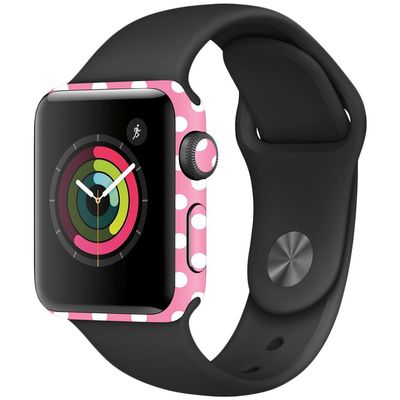 MightySkins Skin Compatible with Apple Watch Series 2 38mm - Mini Dots | Protective, Durable, and Unique Vinyl Decal wrap Cover | Easy to Apply, Remove, and Change Styles | Made in The USA