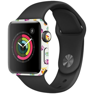 MightySkins Skin Compatible with Apple Watch Series 2 38mm - Owls | Protective, Durable, and Unique Vinyl Decal wrap Cover | Easy to Apply, Remove, and Change Styles | Made in The USA