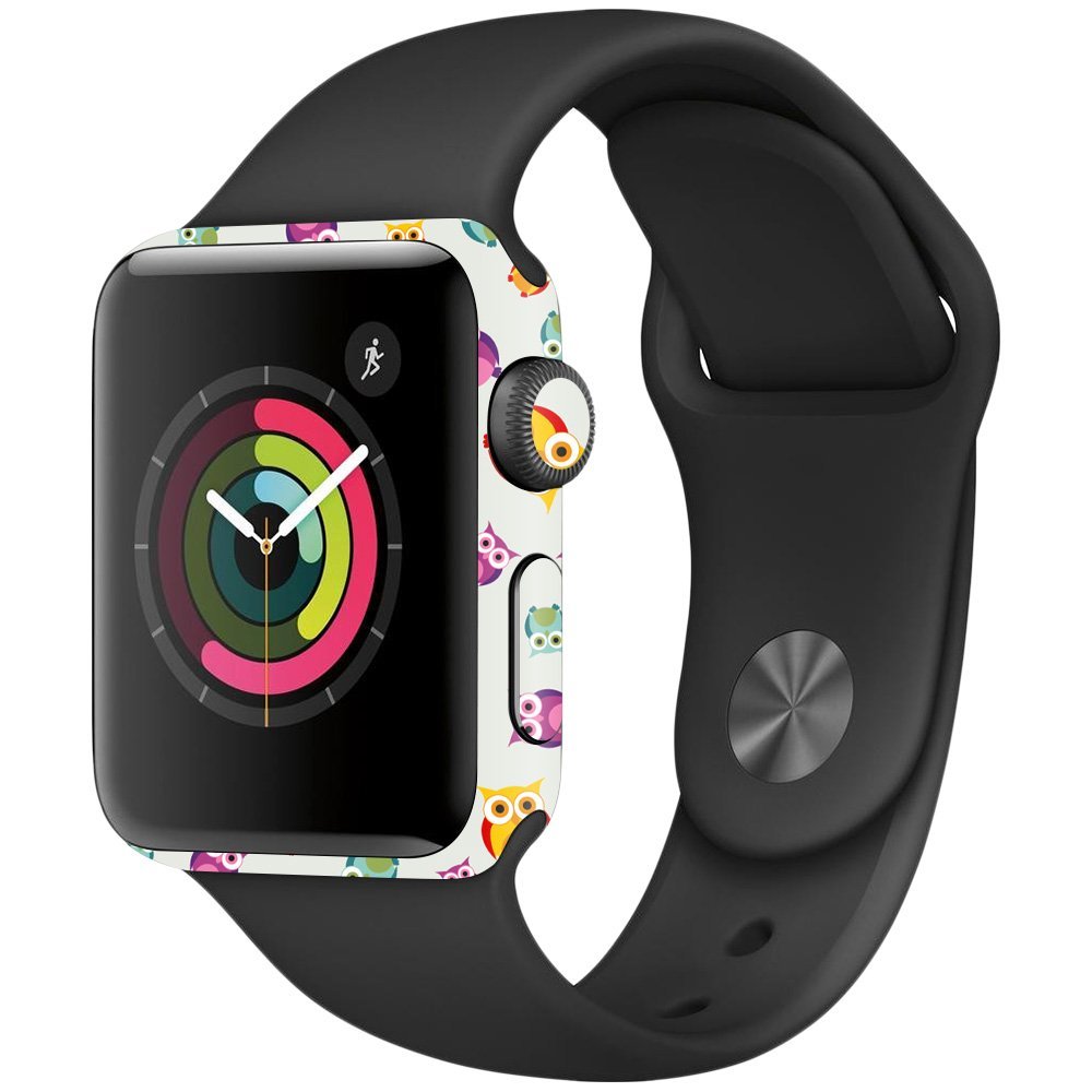 MightySkins Skin Compatible with Apple Watch Series 2 38mm - Owls | Protective, Durable, and Unique Vinyl Decal wrap Cover | Easy to Apply, Remove, and Change Styles | Made in The USA