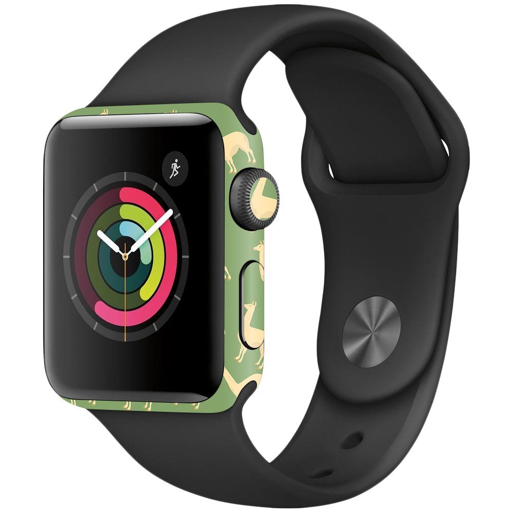 MightySkins Skin Compatible with Apple Watch Series 2 38mm - Llama | Protective, Durable, and Unique Vinyl Decal wrap Cover | Easy to Apply, Remove, and Change Styles | Made in The USA