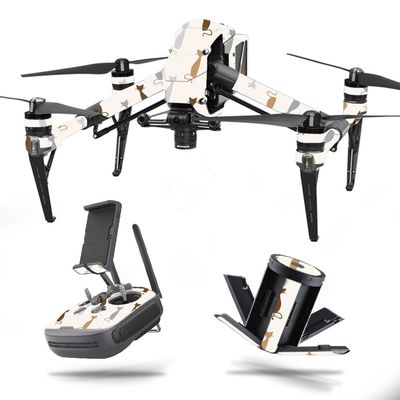 MightySkins Skin Compatible with DJI Inspire 2 - Cat Lady | Protective, Durable, and Unique Vinyl Decal wrap Cover | Easy to Apply, Remove, and Change Styles | Made in The USA
