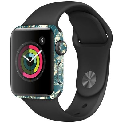 MightySkins Skin Compatible with Apple Watch Series 2 38mm - Tan Seashells | Protective, Durable, and Unique Vinyl Decal wrap Cover | Easy to Apply, Remove, and Change Styles | Made in The USA