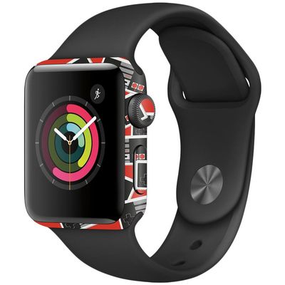 MightySkins Skin Compatible with Apple Watch Series 2 38mm - Retro Controllers 3 | Protective, Durable, and Unique Vinyl Decal wrap Cover | Easy to Apply, Remove, and Change Styles | Made in The USA