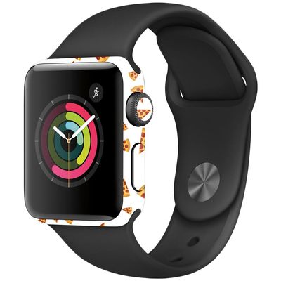 MightySkins Skin Compatible with Apple Watch Series 2 38mm - Body by Pizza | Protective, Durable, and Unique Vinyl Decal wrap Cover | Easy to Apply, Remove, and Change Styles | Made in The USA