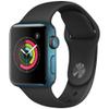 MightySkins Skin Compatible with Apple Watch Series 2 38mm - Blue Swirls | Protective, Durable, and Unique Vinyl Decal wrap Cover | Easy to Apply, Remove, and Change Styles | Made in The USA view 1
