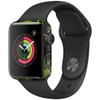 MightySkins Skin Compatible with Apple Watch Series 2 38mm - Green Distortion | Protective, Durable, and Unique Vinyl Decal wrap Cover | Easy to Apply, Remove, and Change Styles | Made in The USA view 1