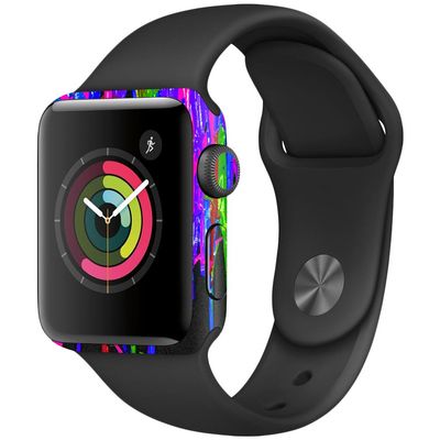 MightySkins Skin Compatible with Apple Watch Series 2 38mm - Drips | Protective, Durable, and Unique Vinyl Decal wrap Cover | Easy to Apply, Remove, and Change Styles | Made in The USA