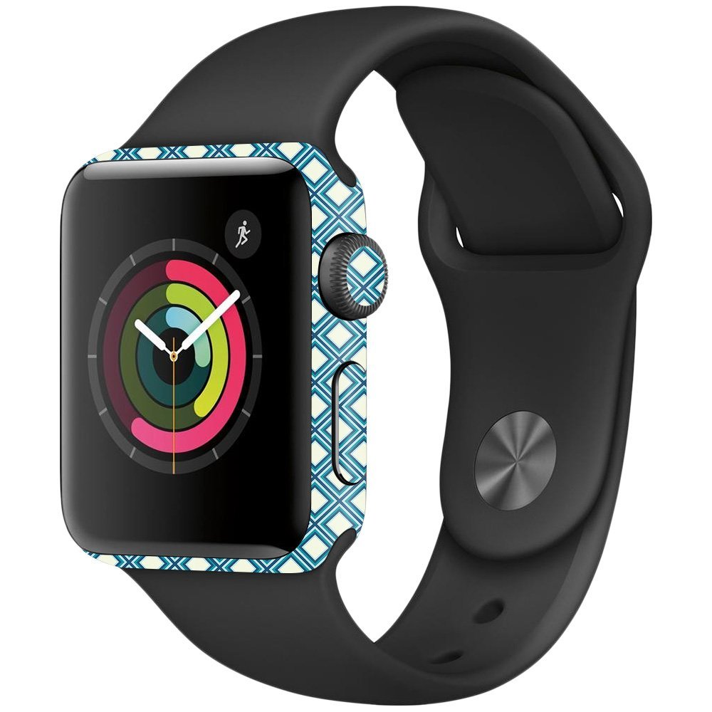 MightySkins Skin Compatible with Apple Watch Series 2 38mm - Trip Squares | Protective, Durable, and Unique Vinyl Decal wrap Cover | Easy to Apply, Remove, and Change Styles | Made in The USA