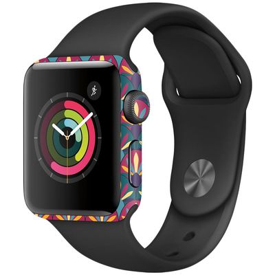 MightySkins Skin Compatible with Apple Watch Series 2 38mm - Bold Tile | Protective, Durable, and Unique Vinyl Decal wrap Cover | Easy to Apply, Remove, and Change Styles | Made in The USA