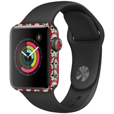 MightySkins Skin Compatible with Apple Watch Series 2 38mm - Sugar Skull | Protective, Durable, and Unique Vinyl Decal wrap Cover | Easy to Apply, Remove, and Change Styles | Made in The USA