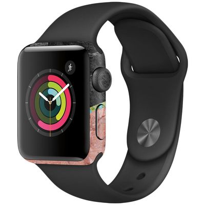 MightySkins Skin Compatible with Apple Watch Series 2 38mm - Cut Marble | Protective, Durable, and Unique Vinyl Decal wrap Cover | Easy to Apply, Remove, and Change Styles | Made in The USA