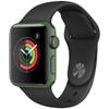 MightySkins Skin Compatible with Apple Watch Series 2 38mm - Solid Olive | Protective, Durable, and Unique Vinyl Decal wrap Cover | Easy to Apply, Remove, and Change Styles | Made in The USA view 1