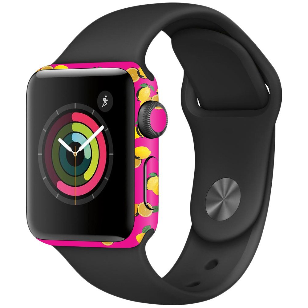 MightySkins Skin Compatible with Apple Watch Series 2 38mm - Make Lemonade | Protective, Durable, and Unique Vinyl Decal wrap Cover | Easy to Apply, Remove, and Change Styles | Made in The USA