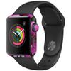 MightySkins Skin Compatible with Apple Watch Series 2 38mm - Purple Flowers | Protective, Durable, and Unique Vinyl Decal wrap Cover | Easy to Apply, Remove, and Change Styles | Made in The USA view 1