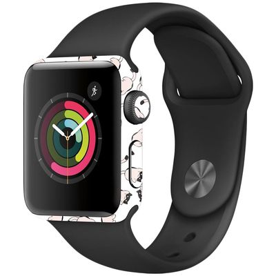 MightySkins Skin Compatible with Apple Watch Series 2 38mm - Raining Cats | Protective, Durable, and Unique Vinyl Decal wrap Cover | Easy to Apply, Remove, and Change Styles | Made in The USA
