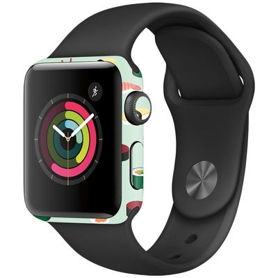 MightySkins Skin Compatible with Apple Watch Series 2 38mm - Sushi | Protective, Durable, and Unique Vinyl Decal wrap Cover | Easy to Apply, Remove, and Change Styles | Made in The USA