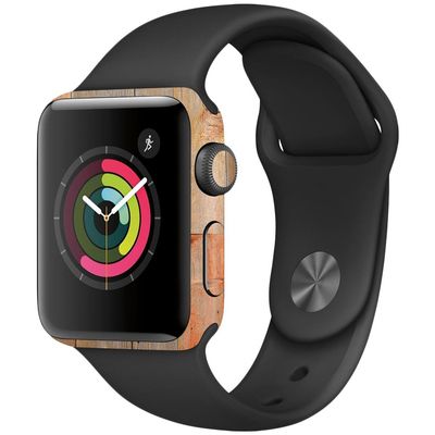MightySkins Skin Compatible with Apple Watch Series 2 38mm - Barn Wood | Protective, Durable, and Unique Vinyl Decal wrap Cover | Easy to Apply, Remove, and Change Styles | Made in The USA