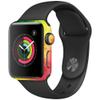MightySkins Skin Compatible with Apple Watch Series 2 38mm - Rasta Rainbow | Protective, Durable, and Unique Vinyl Decal wrap Cover | Easy to Apply, Remove, and Change Styles | Made in The USA view 1