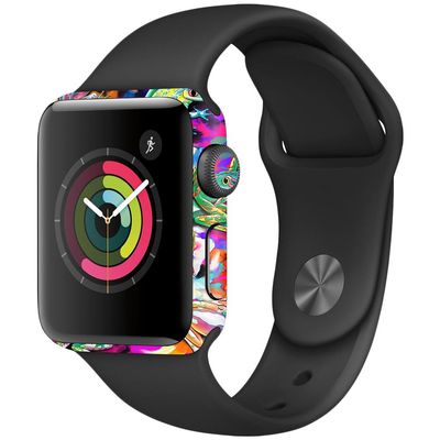 MightySkins Skin Compatible with Apple Watch Series 2 38mm - Wet Paint | Protective, Durable, and Unique Vinyl Decal wrap Cover | Easy to Apply, Remove, and Change Styles | Made in The USA