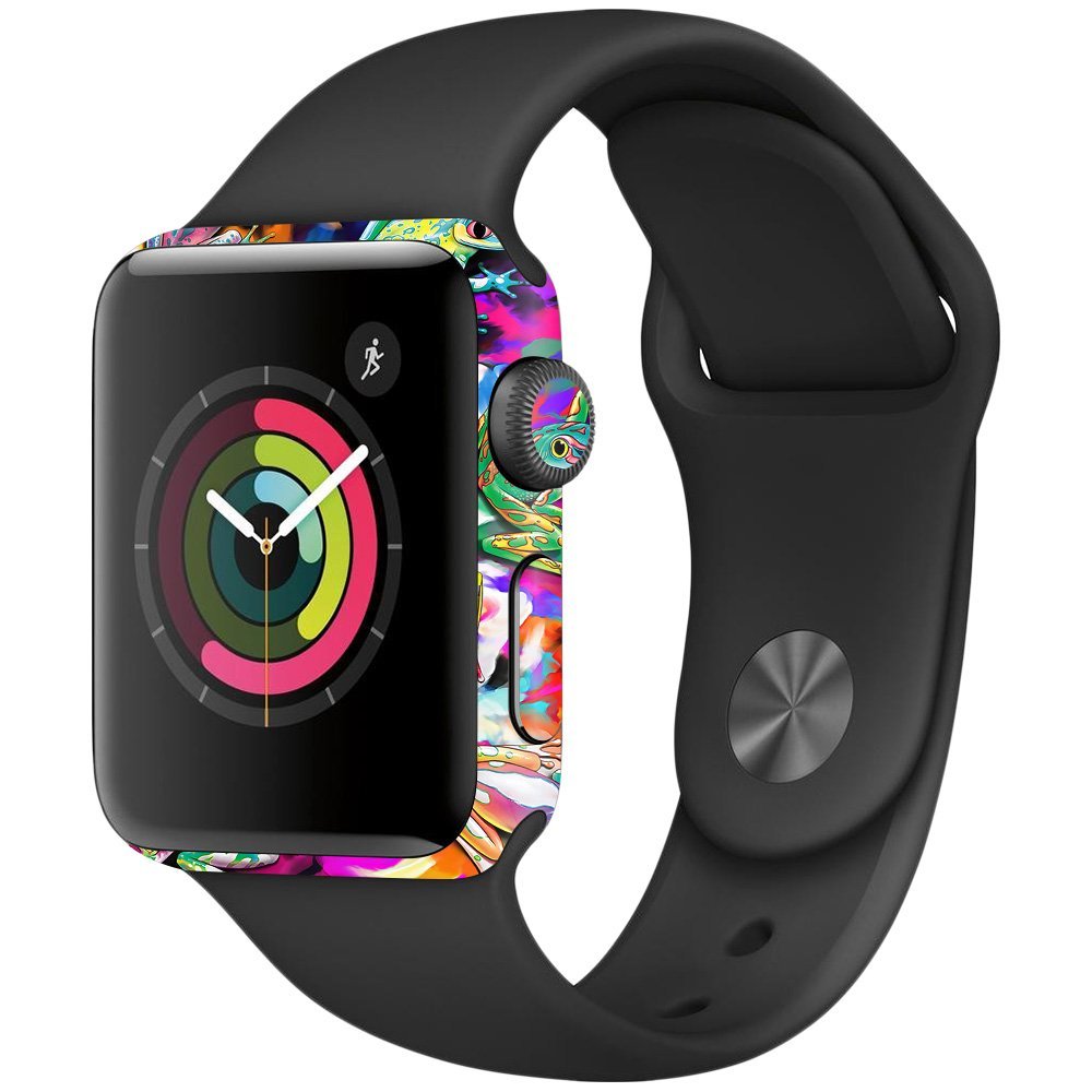 MightySkins Skin Compatible with Apple Watch Series 2 38mm - Wet Paint | Protective, Durable, and Unique Vinyl Decal wrap Cover | Easy to Apply, Remove, and Change Styles | Made in The USA