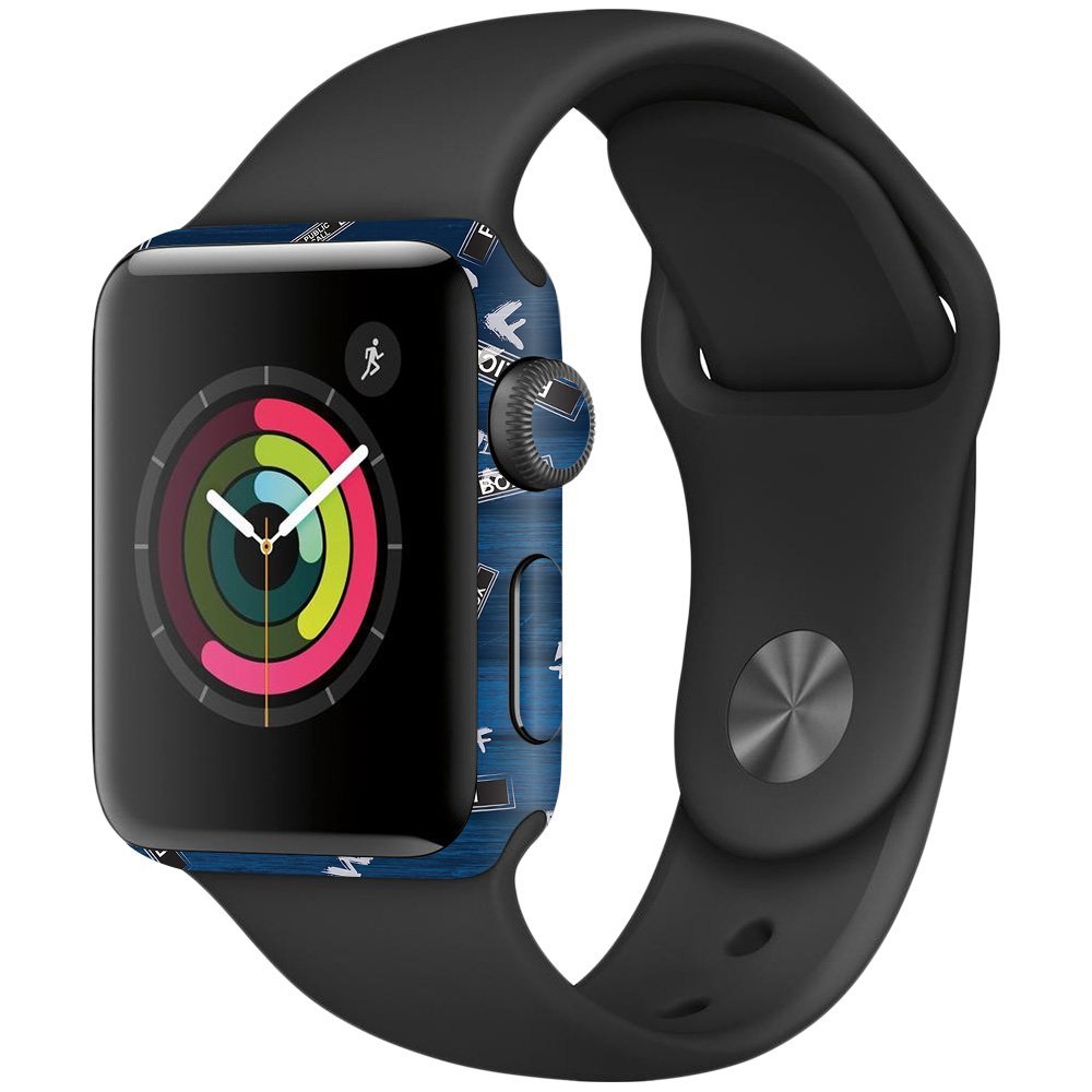 MightySkins Skin Compatible with Apple Watch Series 2 38mm - Time Travel Boxes | Protective, Durable, and Unique Vinyl Decal wrap Cover | Easy to Apply, Remove, and Change Styles | Made in The USA