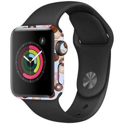MightySkins Skin Compatible with Apple Watch Series 2 38mm - Donut Binge | Protective, Durable, and Unique Vinyl Decal wrap Cover | Easy to Apply, Remove, and Change Styles | Made in The USA