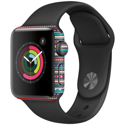 MightySkins Skin Compatible with Apple Watch Series 2 38mm - Southwest Stripes | Protective, Durable, and Unique Vinyl Decal wrap Cover | Easy to Apply, Remove, and Change Styles | Made in The USA