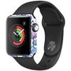 MightySkins Skin Compatible with Apple Watch Series 2 38mm - Blue Petals | Protective, Durable, and Unique Vinyl Decal wrap Cover | Easy to Apply, Remove, and Change Styles | Made in The USA view 1